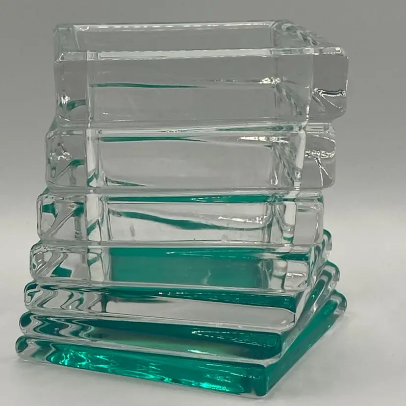 Rosenthal Studio-linie 3 1/2” Green Turnus Candle Holder