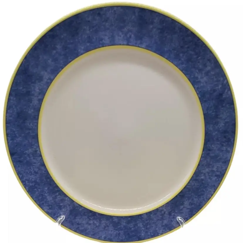 Royal Doulton Carmina Blue Rim 12" Service Plate Charger EXC!