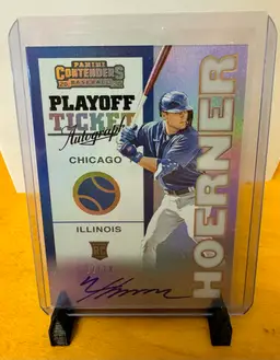 2020 Panini Contenders Retro 1998 Ticket Nico Hoerner #98RT-NH RC Auto 17/18 - Chicago Cubs