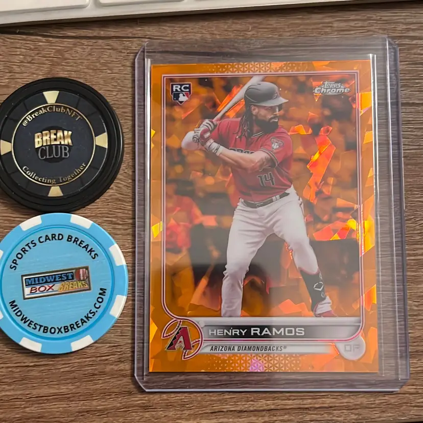 Henry Ramos 
2022 Topps Chrome Sapphire Orange /25 RC 
Arizona Diamondbacks