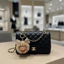 Premium Purse Charm • Gold Chain Key Holder • Gift for Her