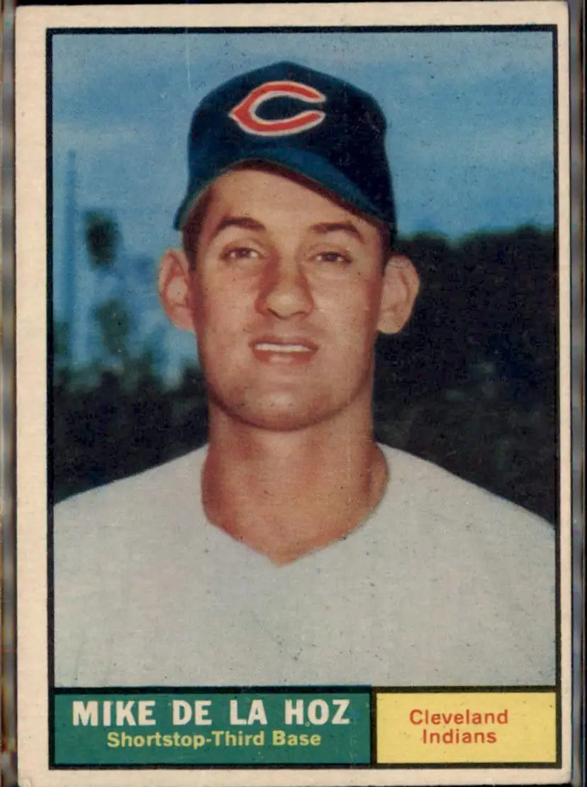 1961 Topps #191 Mike de la Hoz - ( ) - Cleveland Indians