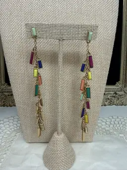 Kate Spade Vintage Multicolor Baguette Earrings