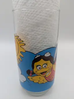McDonald's Glass Birdie The Early Bird 1980s