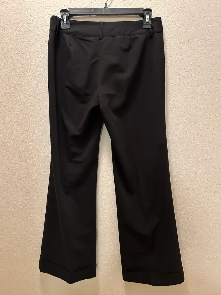 Inc International Concepts Black Stretch Pants Womens 6p Pull On Straight Leg