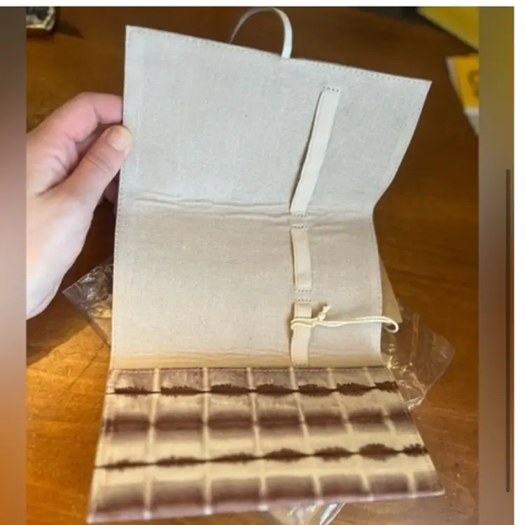 Anthropologie Shibori Dyed Genuine Leather