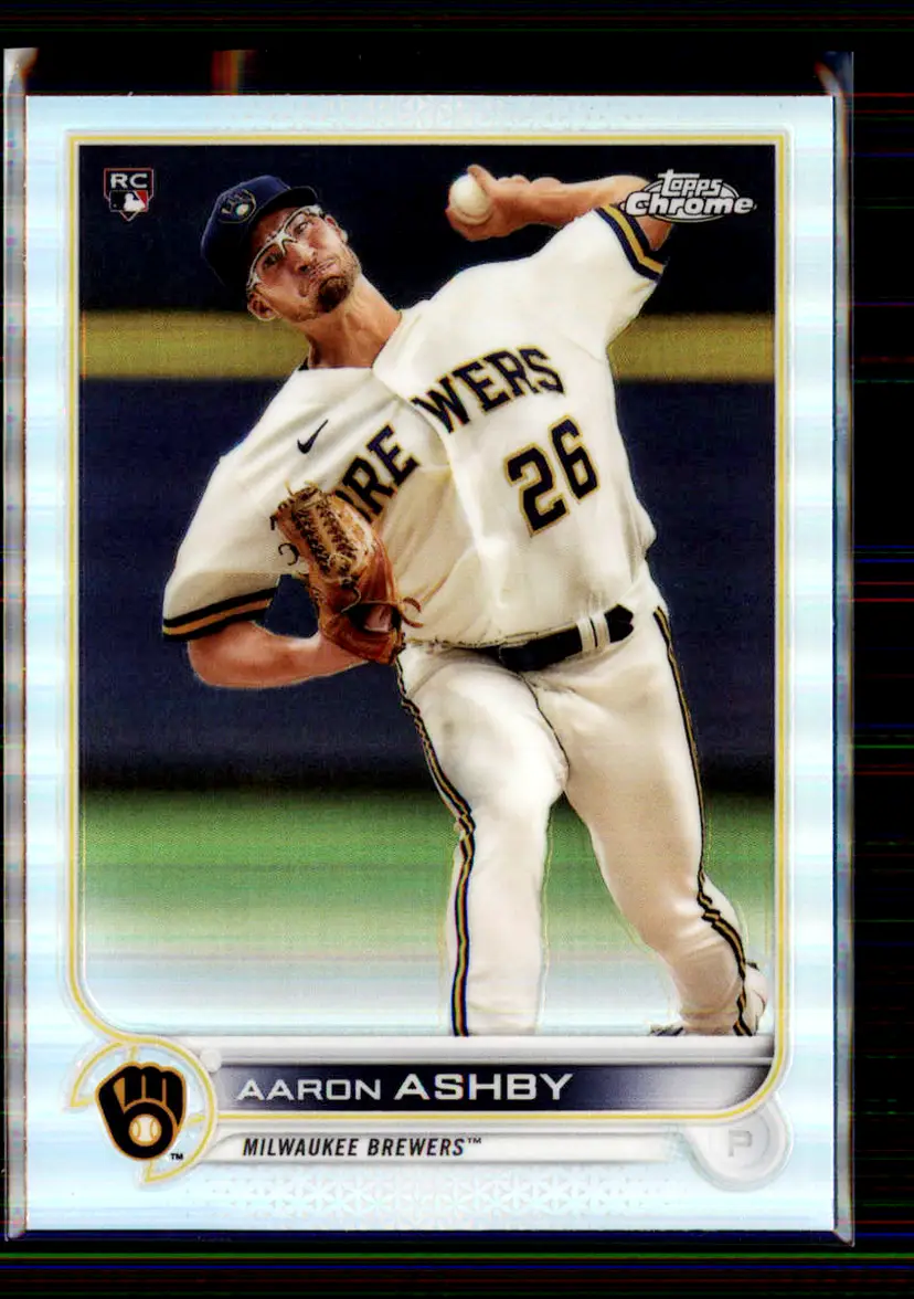 Aaron Ashby 2022 Topps Chrome Refractor #80 - Milwaukee Brewers - (147-239)