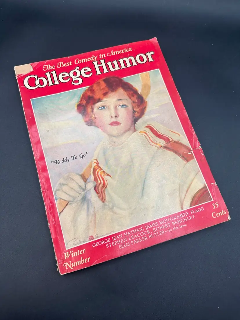 Antique College Humor Beautiful Gal Magazine, Winter Issue February 1925
