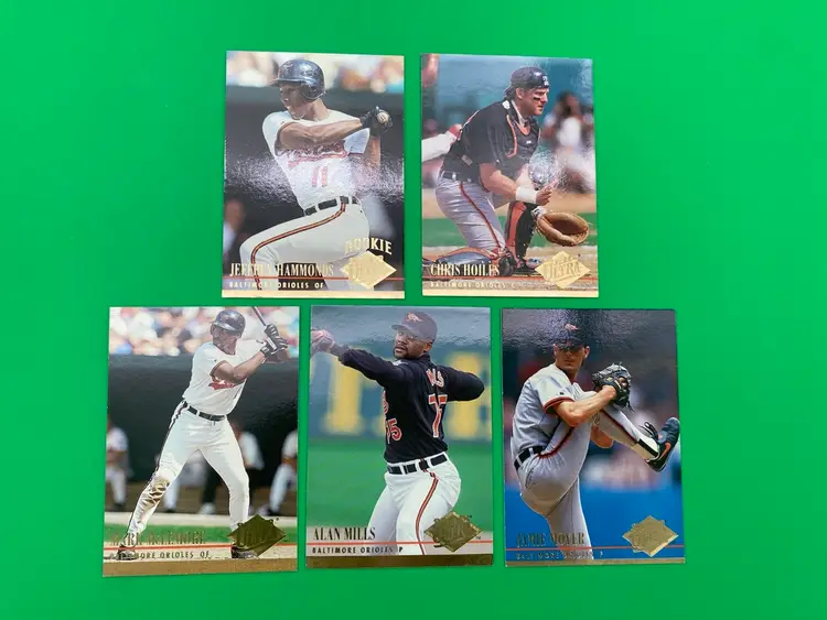 Fleer Ultra 1994 MLB Baltimore Orioles Lot of 15 Different Trading Cards