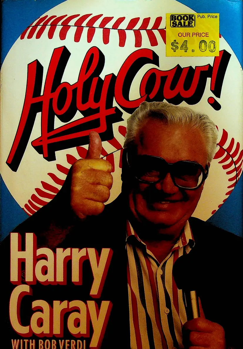 Holy Cow by Harry Caray Baseball Announcer Chicago Cubs White Sox