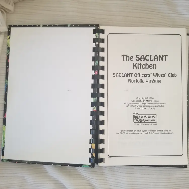 The SACLANT Kitchen SACLANT Officers’ Wives’ Club Norfolk, VA 1996