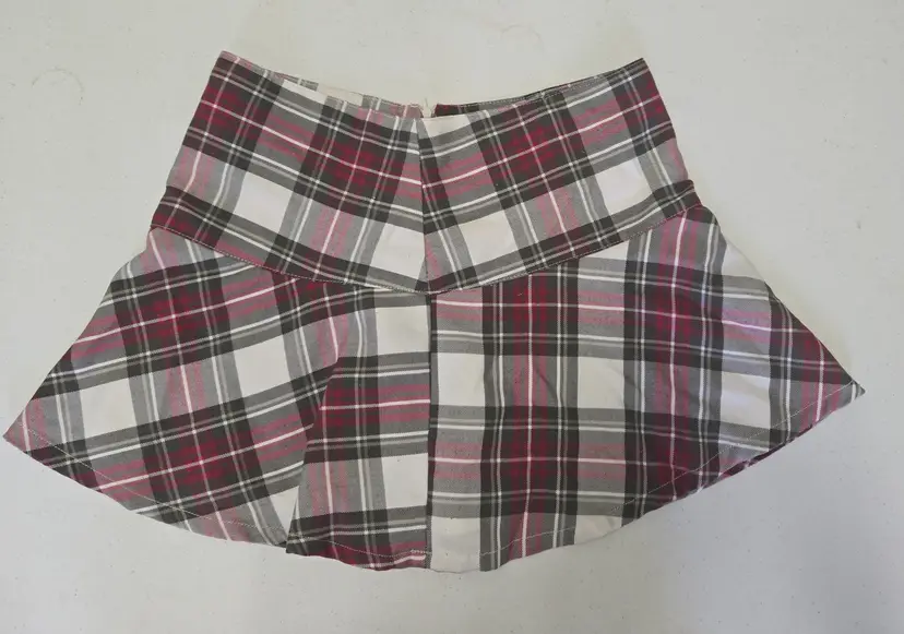 Mossimo Supply Co. Women's Plaid Pleated Mini Skirt Size 11