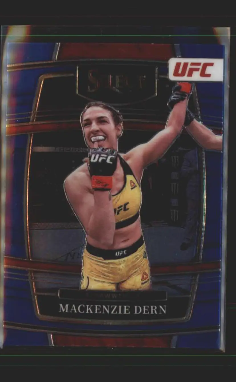 2022 Panini Select UFC #10 Mackenzie Dern Blue - (137) -