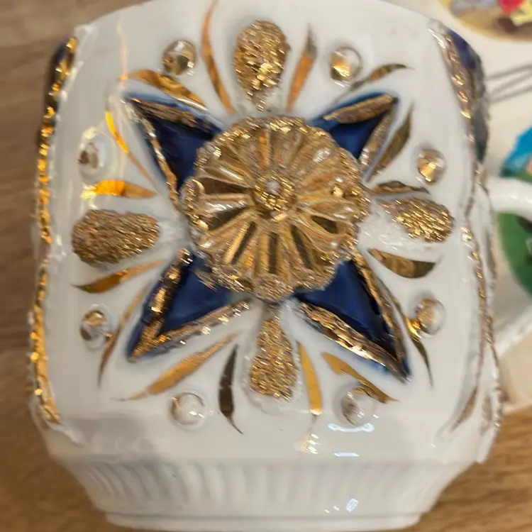 Victorian “Mustache” Cup