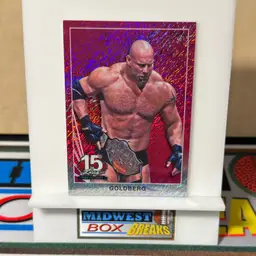 Goldberg Pink Shimmer 4/8 2025 Leaf Anniversary WWE