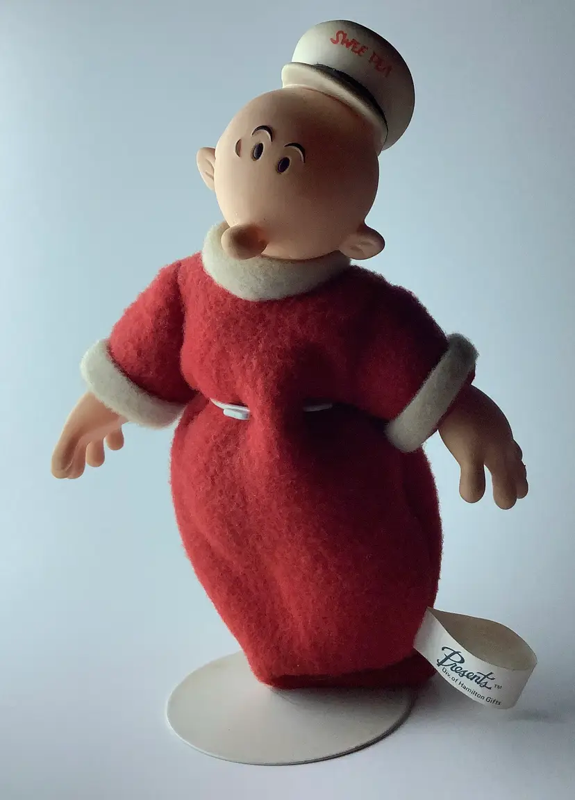 Popeye Swee Pea Vintage Fabric Rubber Doll