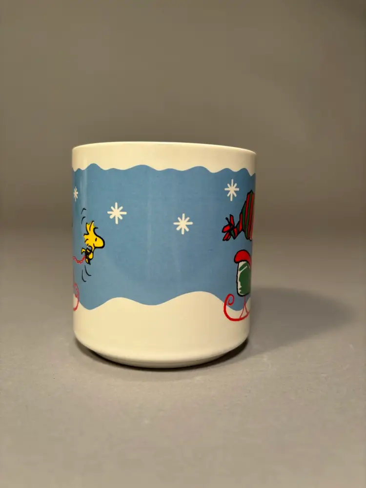 Snoopy In Sleigh Mug