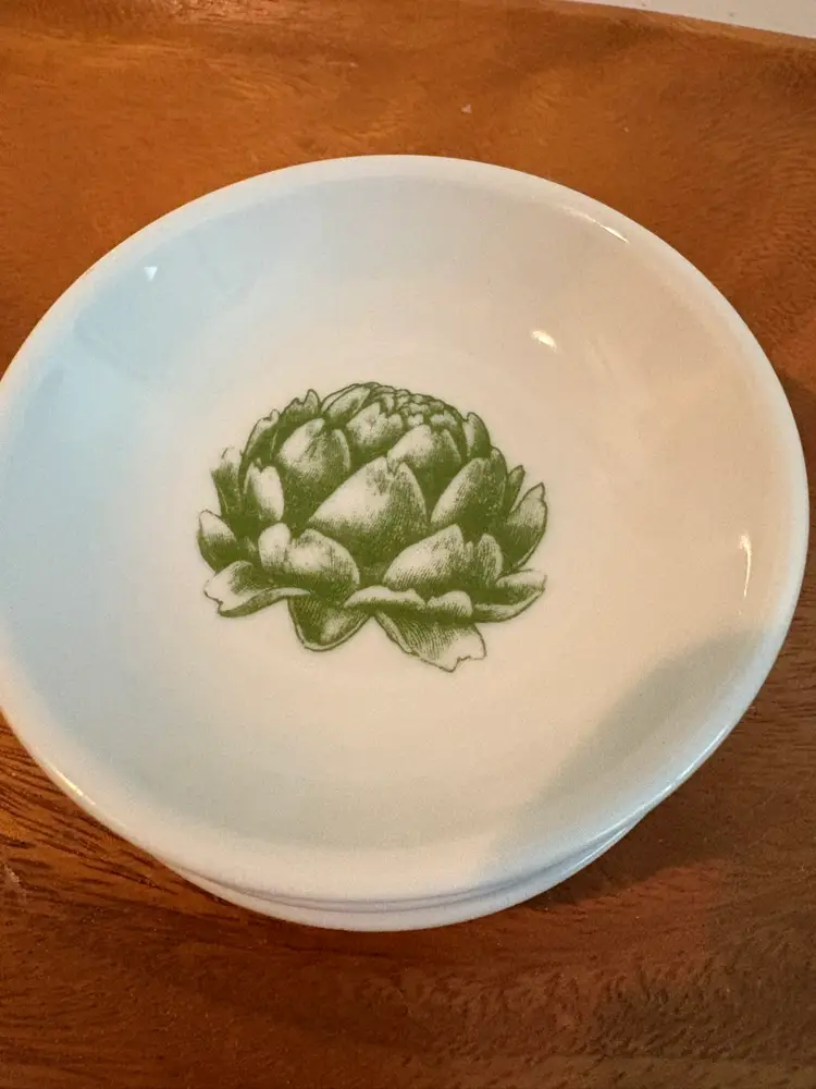 Set Of Four Artichoke Dipping Bowls