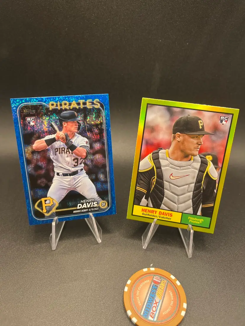 Henry Davis Parallel RC Lot 2024 Pittsburgh Pirates