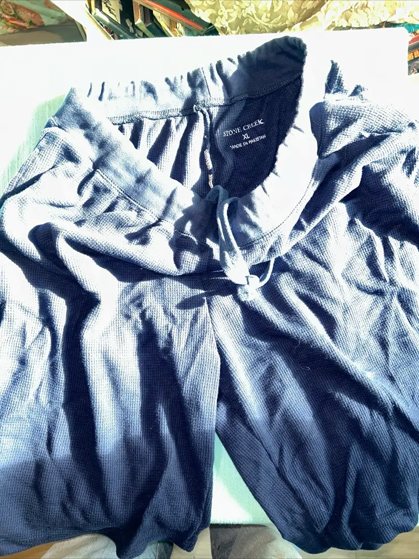 Stone Creek Shorts, Mens Size XL Blue Cargo, Hiking, Pockets