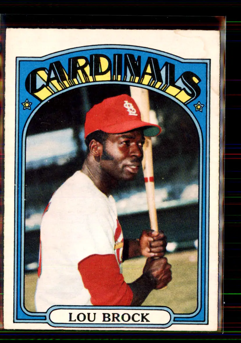 Lou Brock 1972 O-Pee-Chee #200 - St. Louis Cardinals - (147-389)