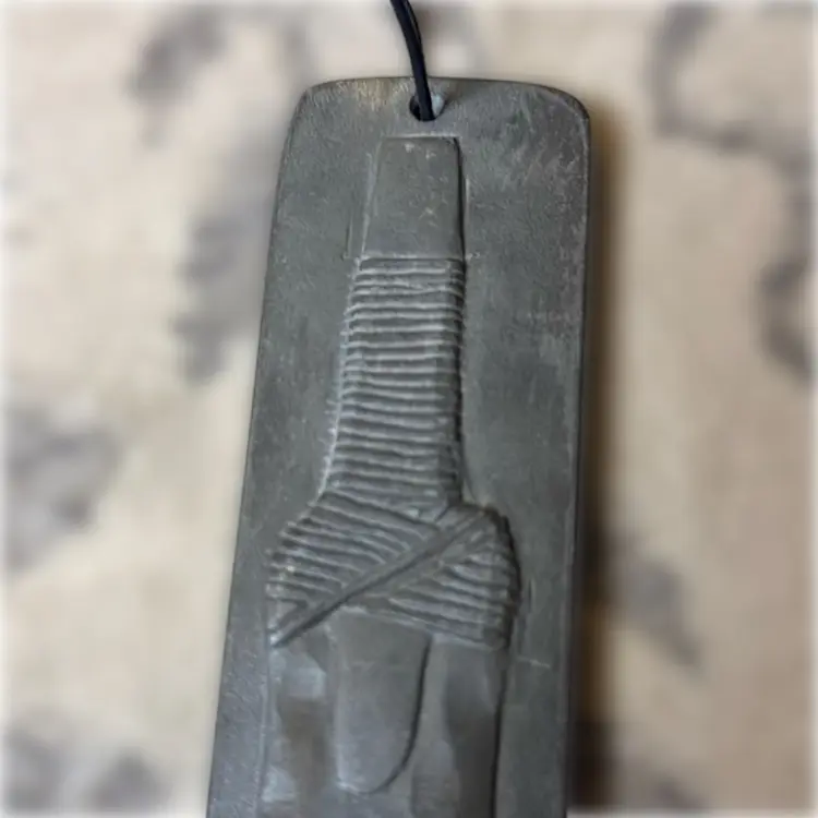 Spear by Guillermo Ramos Art Carving on Slate - 6.25” long and 1.5” wide