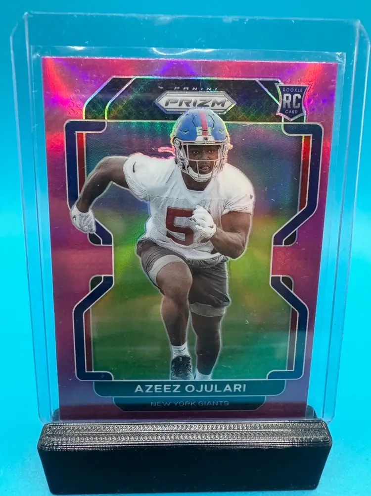 Azeez Ojulari Pink Prizm RC New York Giants