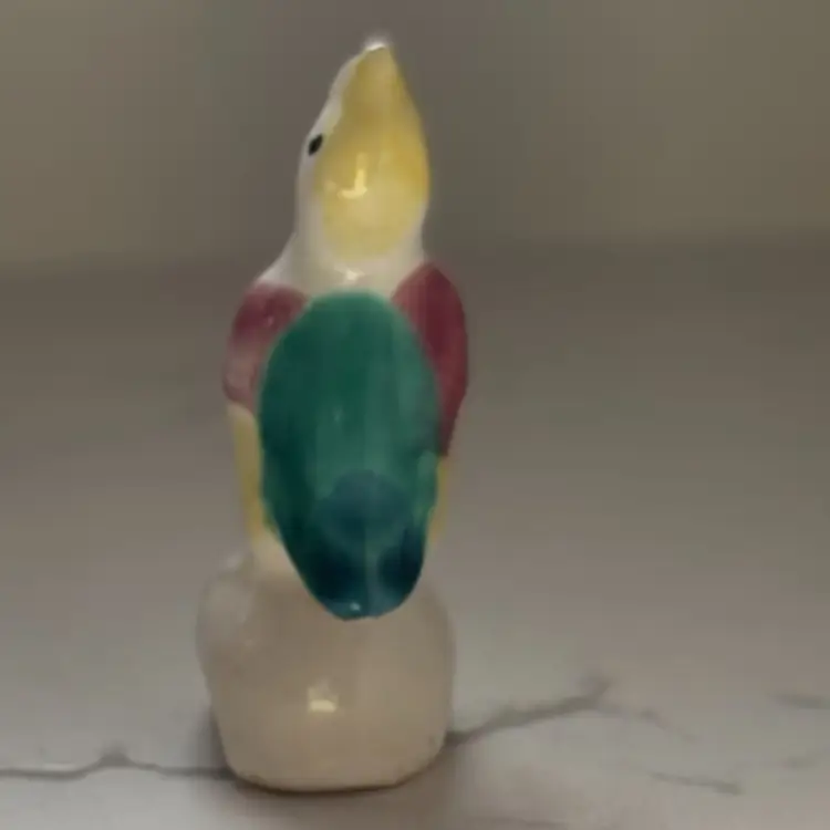 Vintage Multi Color Morton 5” Pie Bird