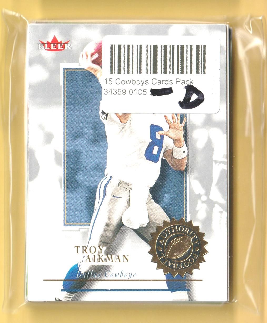 Niknax · 15 Card Pack D Dallas Cowboys Troy Aikman