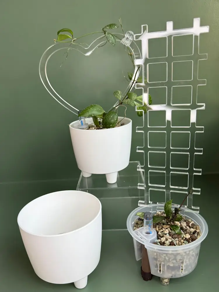 Self Watering pot 4 inch - 6 pack