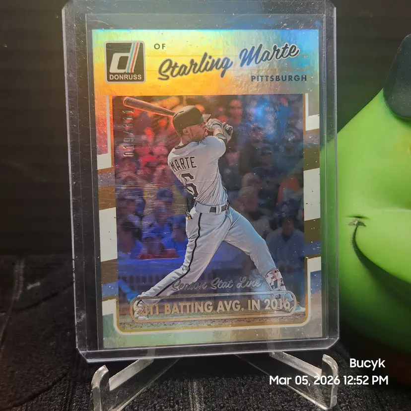 2017 Donruss Stat Line - Starling Marte Pittsburgh Pirates 19/311