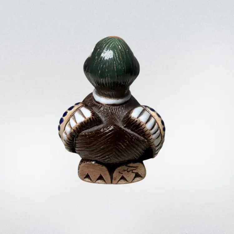Vintage Artesania Rinconada Duck Sculpture 2.5in Tall