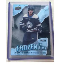 2022-23 Upper Deck Trilogy - Johnny Gaudreau Frozen In Time - Columbus Blue Jackets