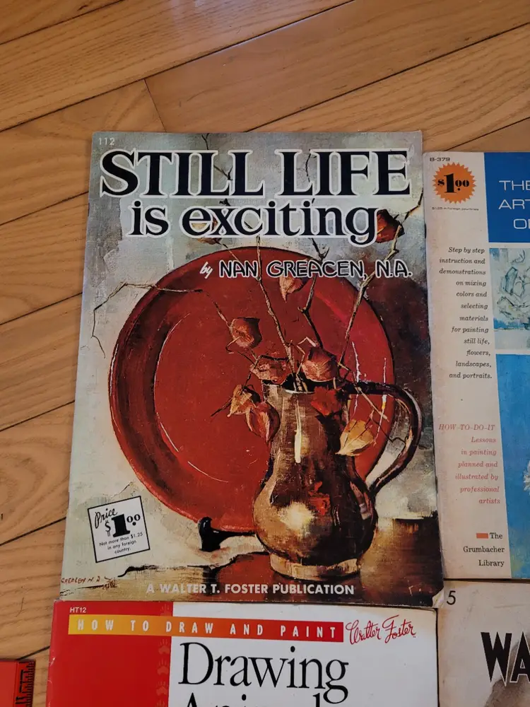 Collection of Vintage Art Books