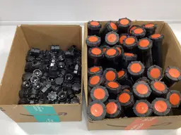 Huge lot of NEW pop up sprinkler heads & flower bed bubblers - Over 80 Pieces