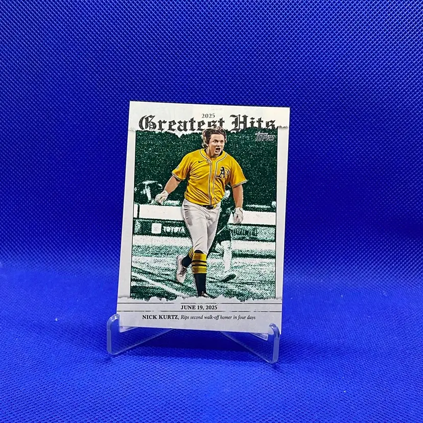 2026 Topps Series One Nick Kurtz 2025 Greatest Hits Athletics