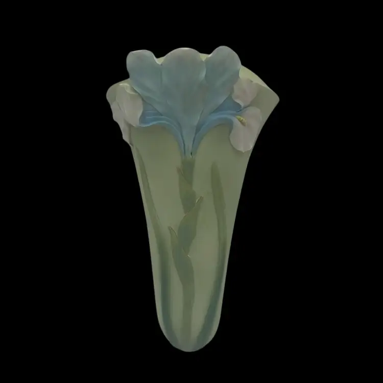 Vintage Iris And Orchid Designs Wall Pocket #106, 4-1/2” Tall