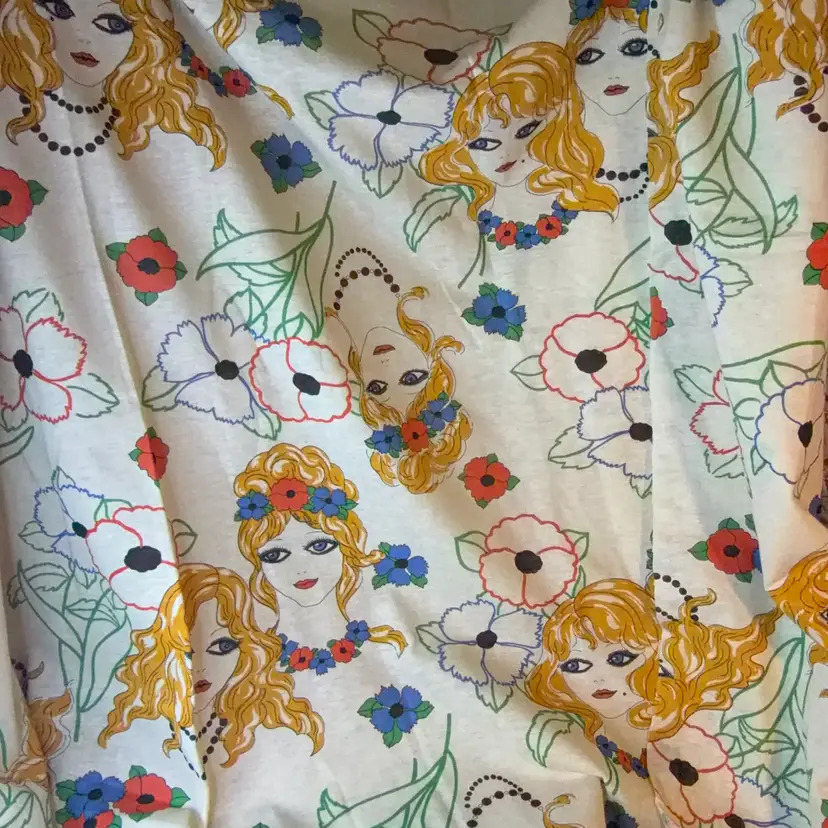 Vintage Fabric With The Most Beautiful Faces