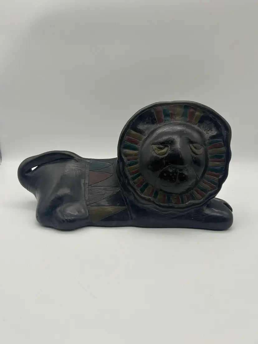 Reclining Lion - Studio Pottery