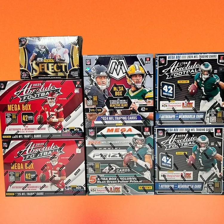 2023/24/25 Panini Football 7 Box Mixer Live Team Rip #1 MBB1745 (stacked shipping)