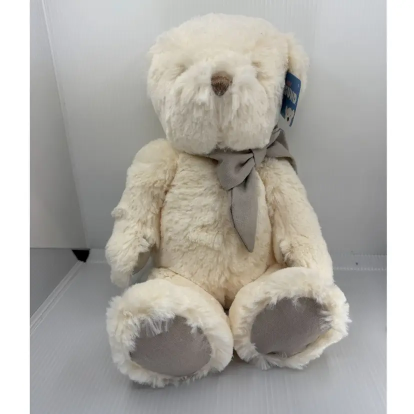 Baby Amandine Gund Plush Soft Bear White Stuffed Animal Toy NWT