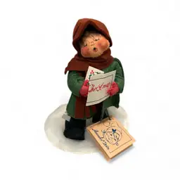 Vintage Annalee Plush And Felt Christmas Carol Figurine