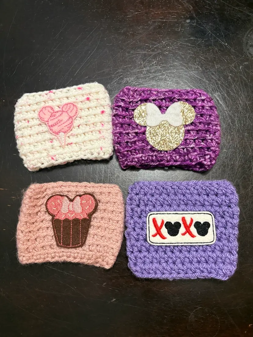 023. Disney Inspired Handmade Coffee Coozie