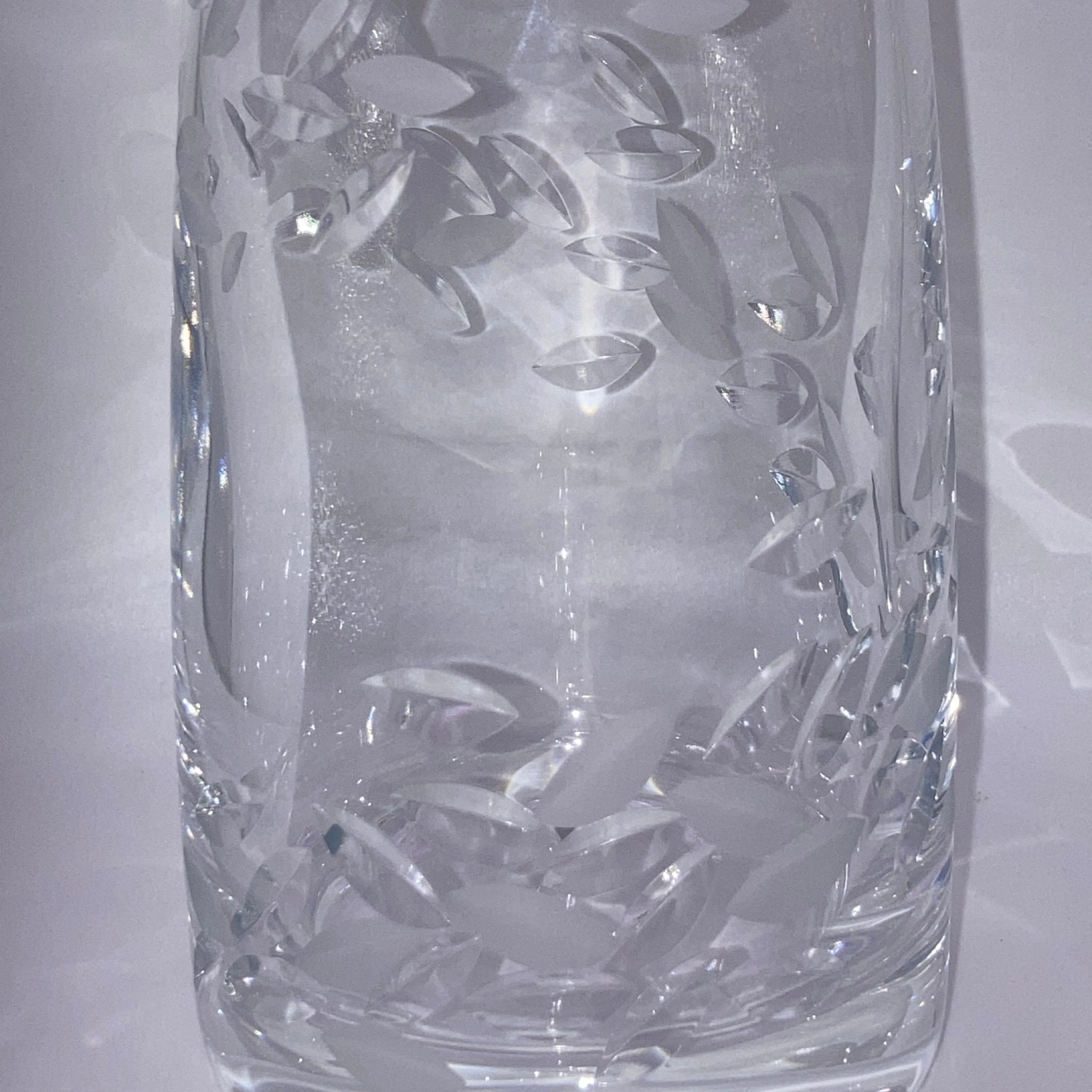 Niknax · Hoya Crystal Japan Vase! 8” Tall!
