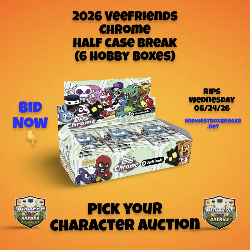 Modest Moose - 2026 VeeFriends Chrome Hobby Half CASE (6x Hobby
