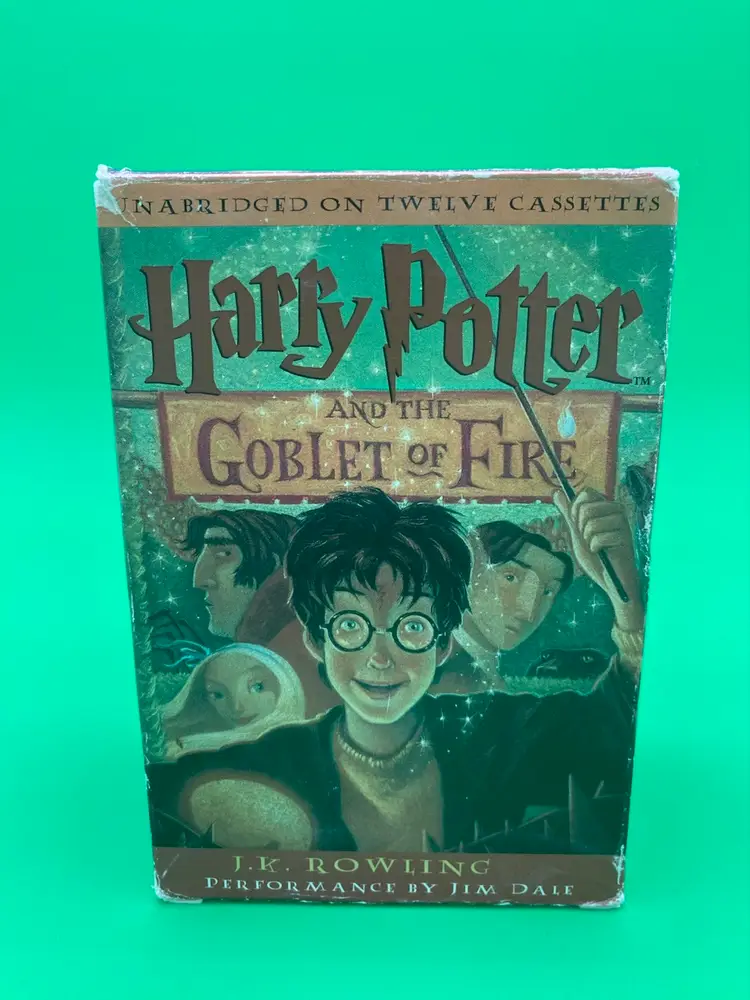 Harry Potter and the Goblet of Fire Unabridged 12 Cassette Audiobook - 2000