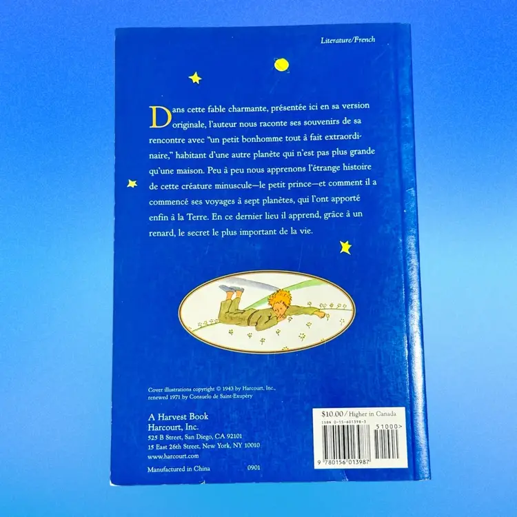 Vintage Softcover Edition Le Petit Prince (French)
