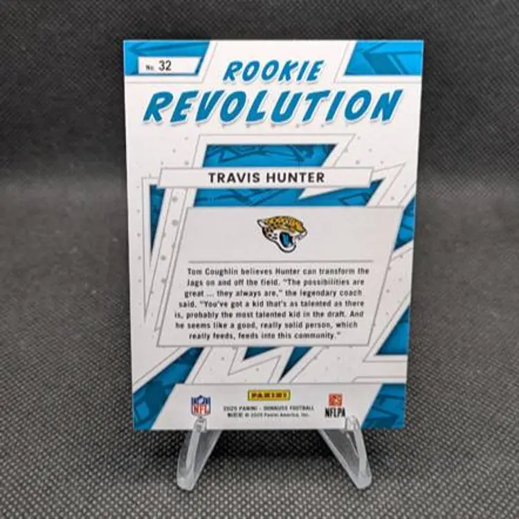 Travis Hunter 2025 Donruss Football Rookie Revolution RC #32 - Jacksonville Jaguars