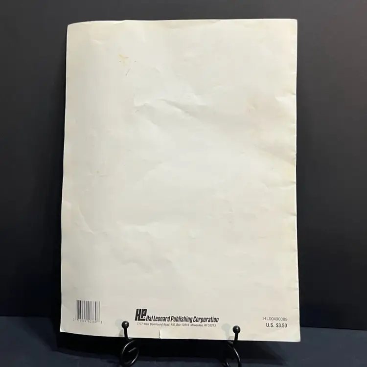 1989 Under the Sea from Disney The Little Mermaid Piano Vocal Guitar Sheet Music Alan Menken Howard Ashman ~12” x 9”