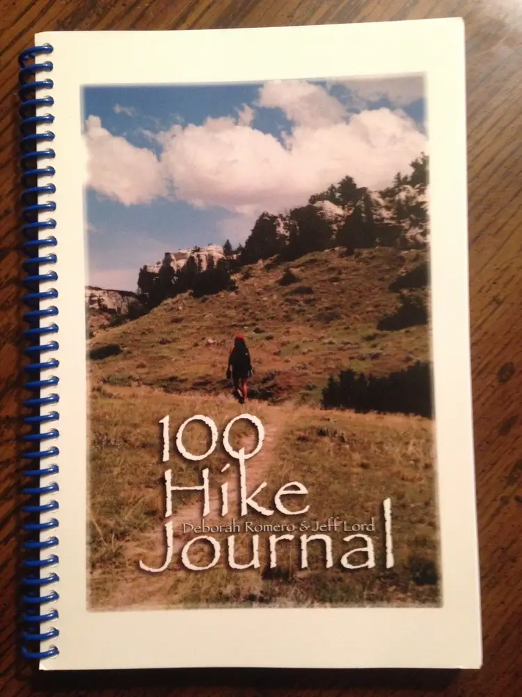 Spiral Bound Hiking Notebook 100 Hike Journal By Deborah Romero & Jeff Lord